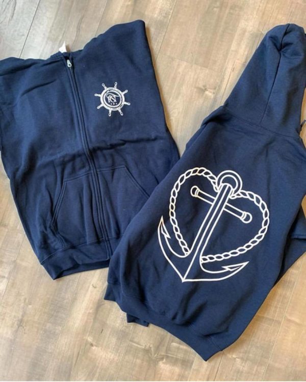 Anchor Zip-Up Hoodie